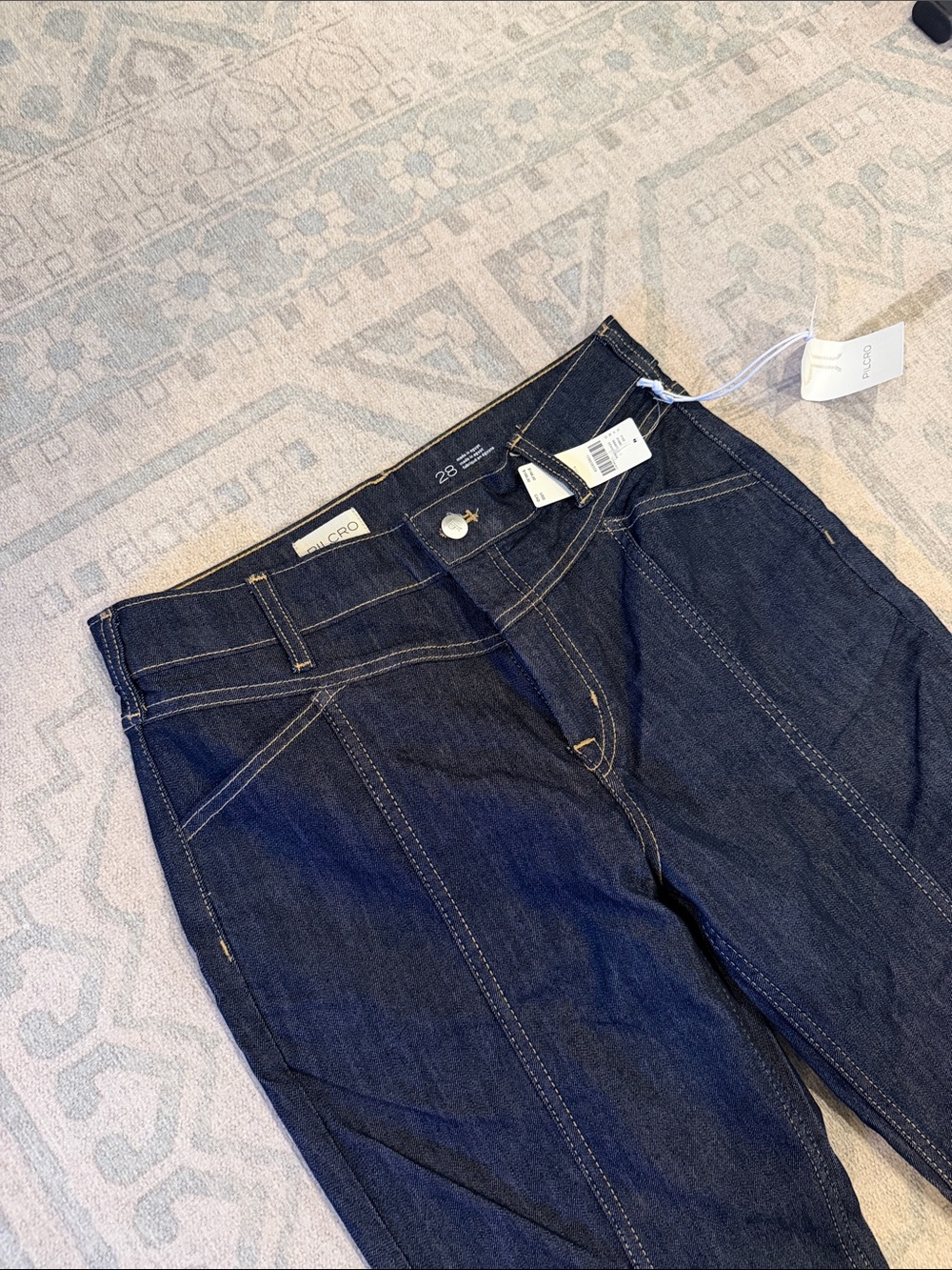 Pilot High Rise Seamed Straight Leg Jeans - Picture 5 of 8